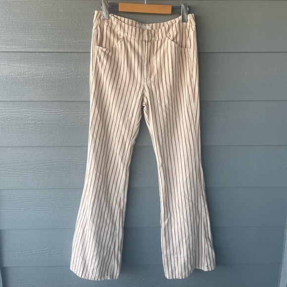 Anthropology wide leg striped  pants - Picture 2 of 4